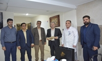  دیدار و تجلیل از آزاده سرافراز؛ دکتر مهرداد دیانتی به مناسبت روز پزشک 